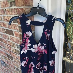 Francesca's Halter Floral Dress